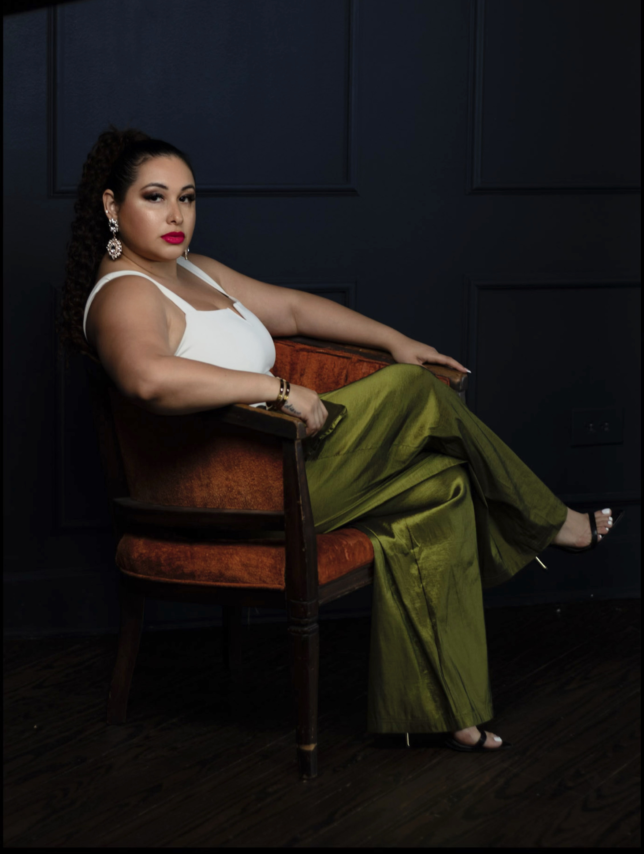 Angelica Robles seated portrait